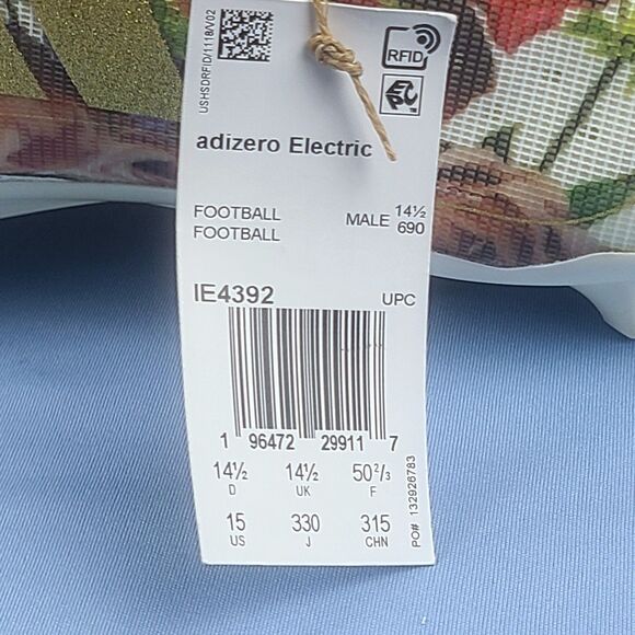 Adidas Football Cleats Mens Size 15 Adizero Electric Speed Coronation IE4392 main image 9